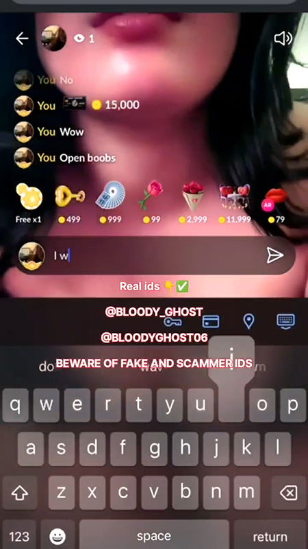 Aditi Golu Live Showing Boobs and Asshole With face