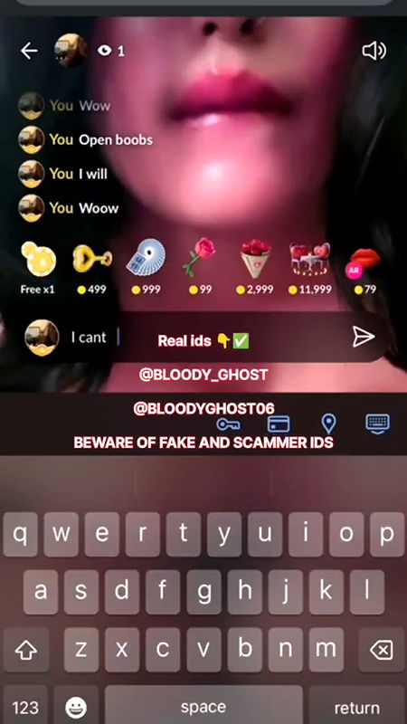 Aditi Golu Live Showing Boobs and Asshole With face