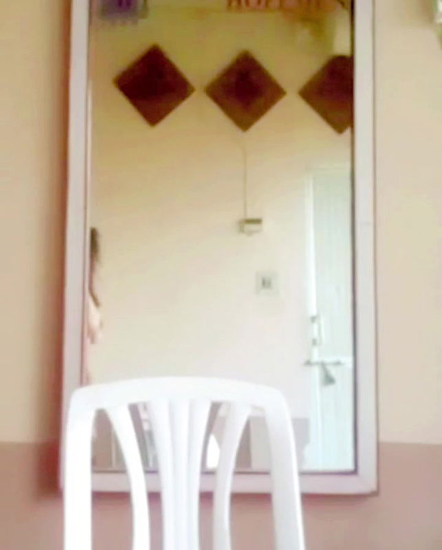 Beautiful girl Big boobs press and pussy showing