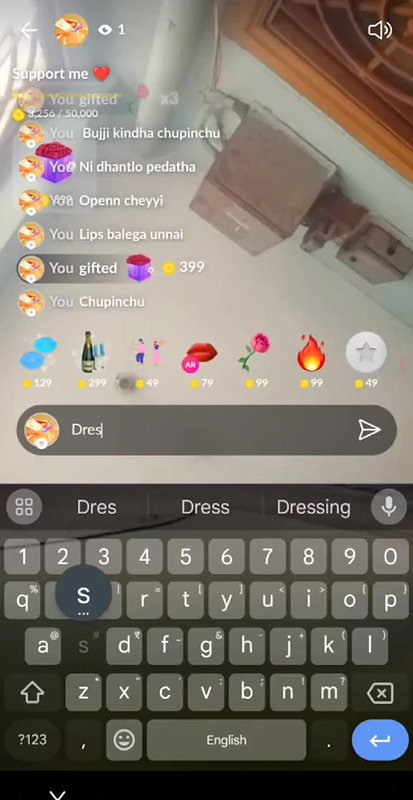 Hot Amrutha Telugu MILF Live Show