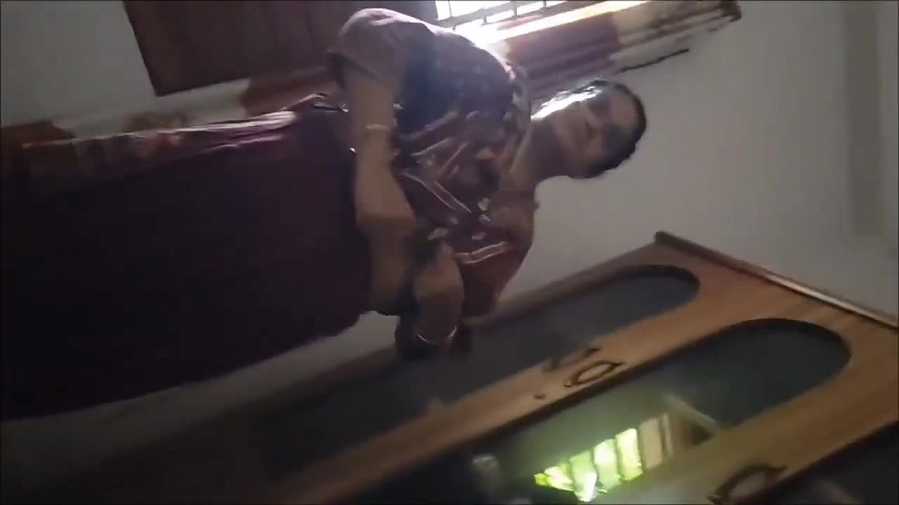 Mature mom milky boobs show caught by son