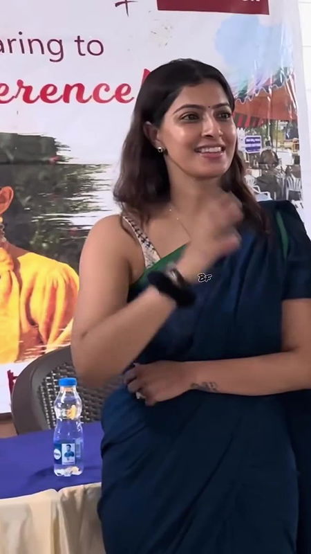 Actress Varalaxmi sexy armpits hips showing at public hot dance