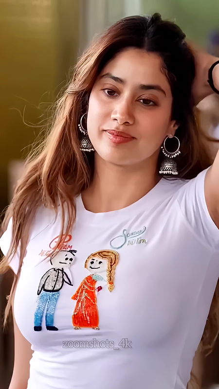 MEATY JHANVI KAPOOR TEMPTING NAVEL HOLE VIEW IN TIGHT TOP CURVES HQ VIDEO