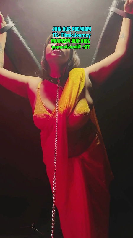 Bong BBW Oasi Das Orange Saree Strip