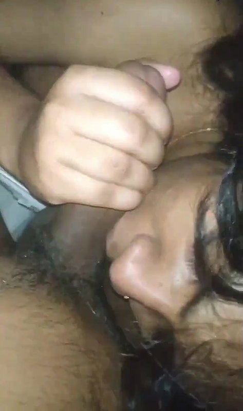 Indian girlfriend blowjob with lover