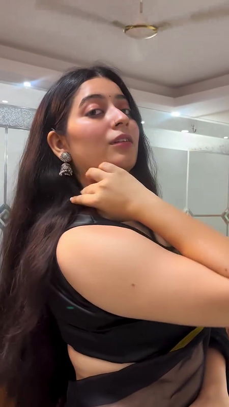 ksudha sexy in black saree