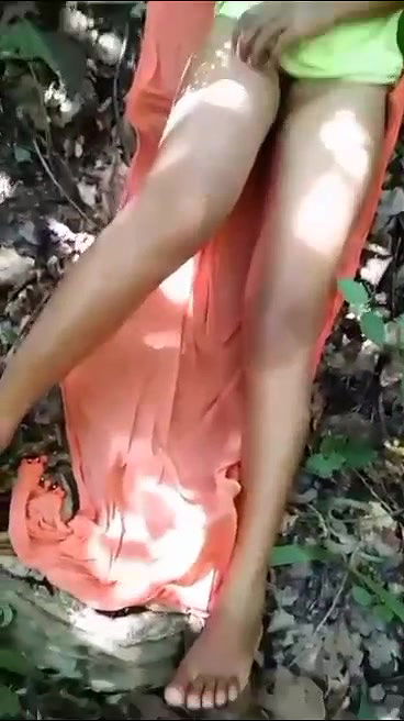 Young girl outdoor sex in jungle with boyfriend