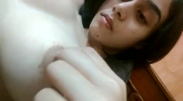 Cute Girl playing with Her Hot Body