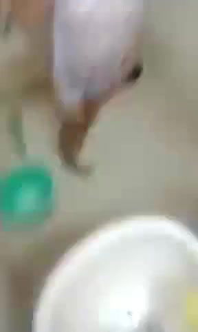 village desi wife in bathroom