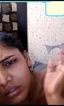 indian nurse alone shower