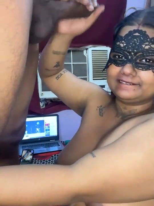 Full Nude Chubby GF giving Blowjob and Asshole Fingering