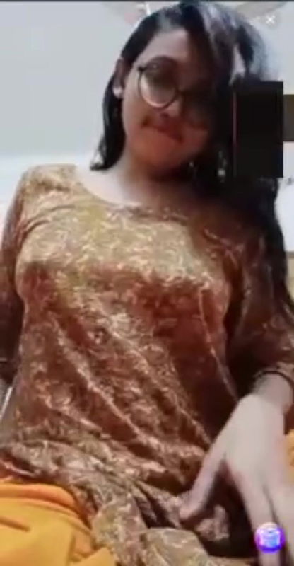 Lovely cute girl Trisha 1 to 1 private video call showing her boobs pussy fingering