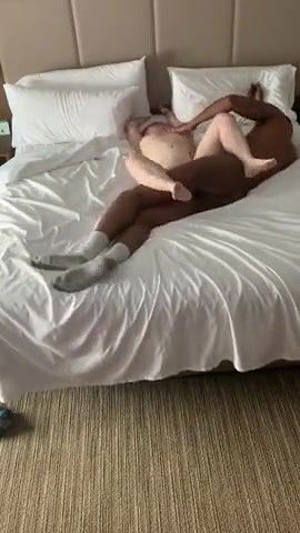 Older MILF Fucks Black Security Guard