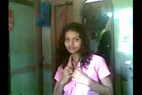 solo teen girl strips in front of cam