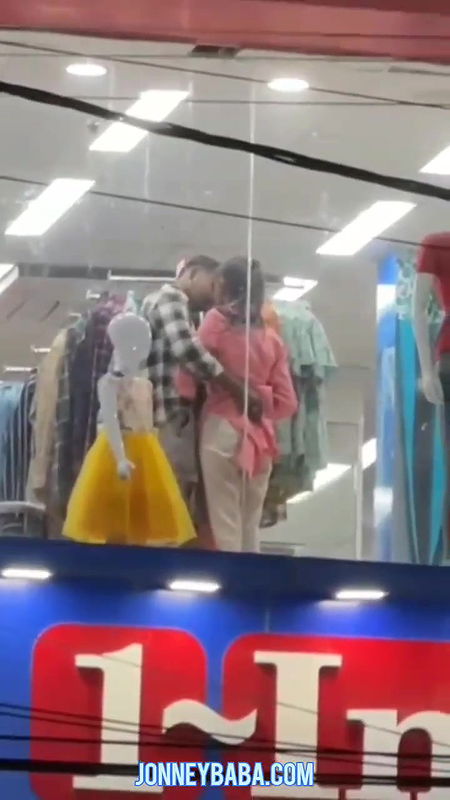 unknown men enjoy mall staff girls