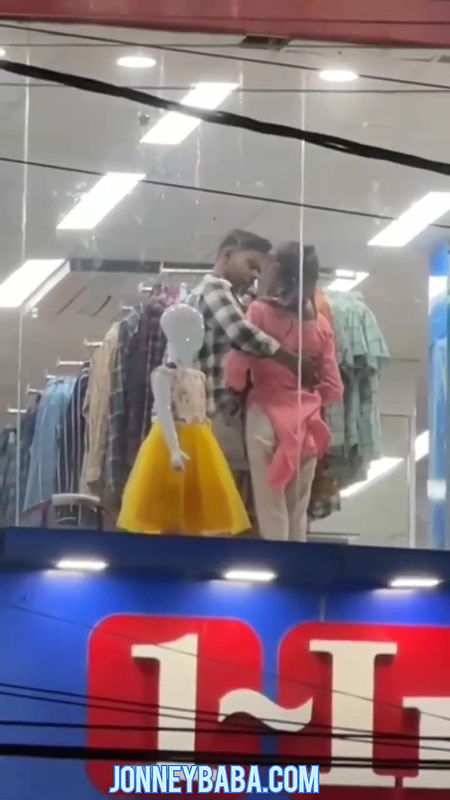 unknown men enjoy mall staff girls