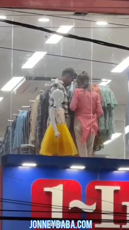 unknown men enjoy mall staff girls