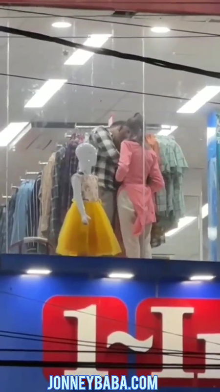 unknown men enjoy mall staff girls