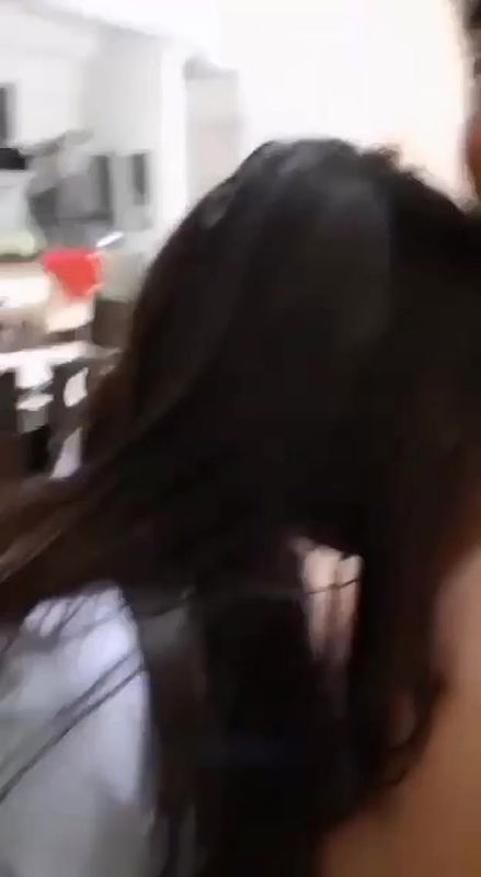 Asian girl fucked till orgasm in lotus position