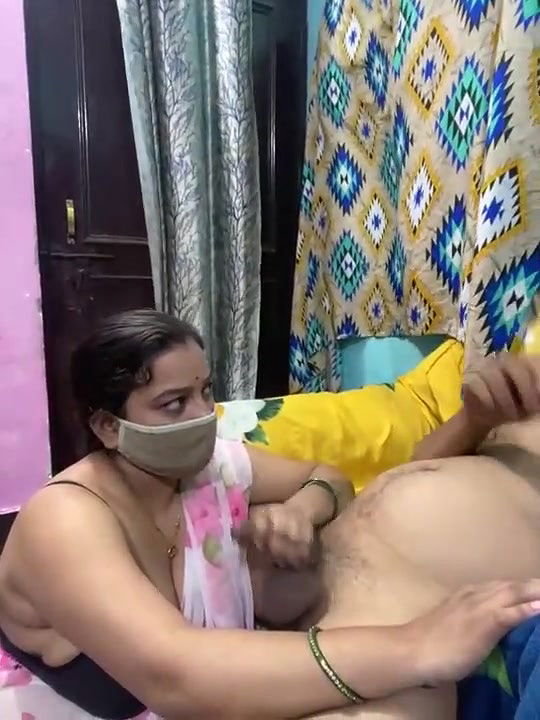 Slut Wife Giving Handjob and Blowjob