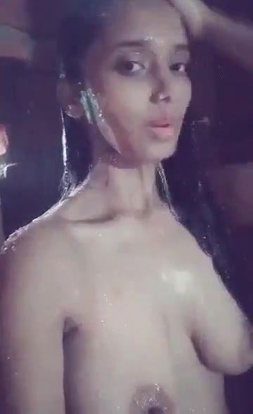 village nude girl record video for bf while bathing