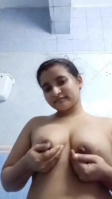 bengali girl in bathroom strips dresses and nude show