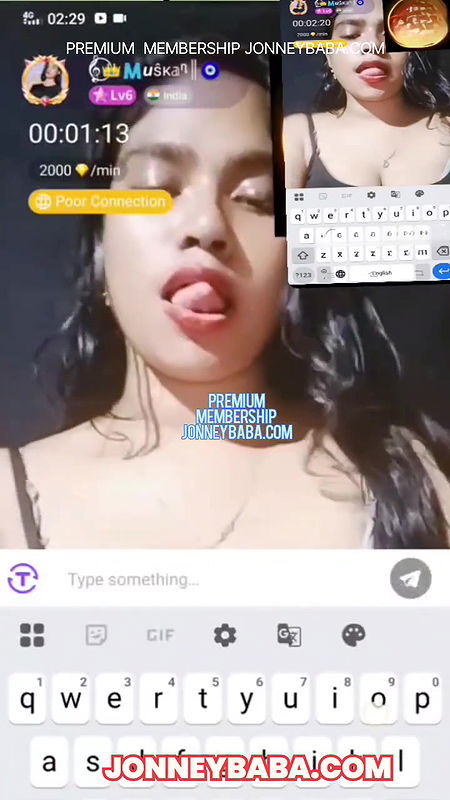 Young muskan chamet nude show