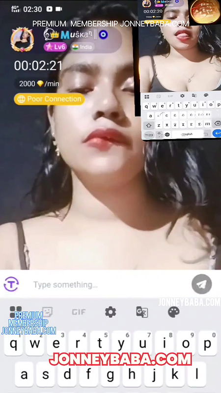 Young muskan chamet nude show