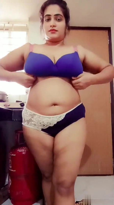 Busty Bangla naked Boudhi strips and shows her body