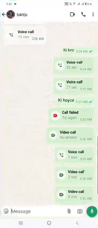 cute girlfriend video call to lover shows big boobs