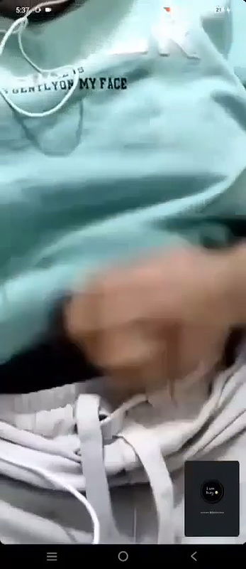 cute girlfriend video call to lover shows big boobs