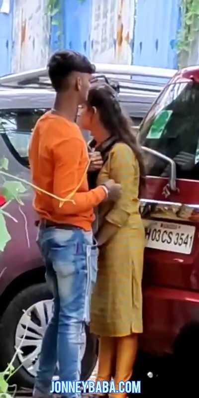 Hidden camera capture enjoying rodeside video