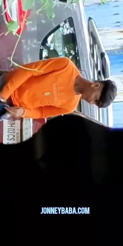 Hidden camera capture enjoying rodeside video