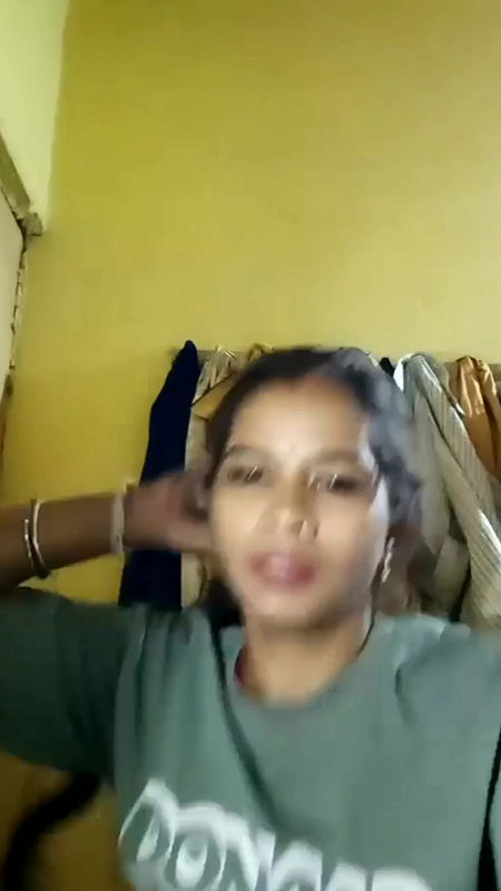 cute babe tea shirt open boobs show