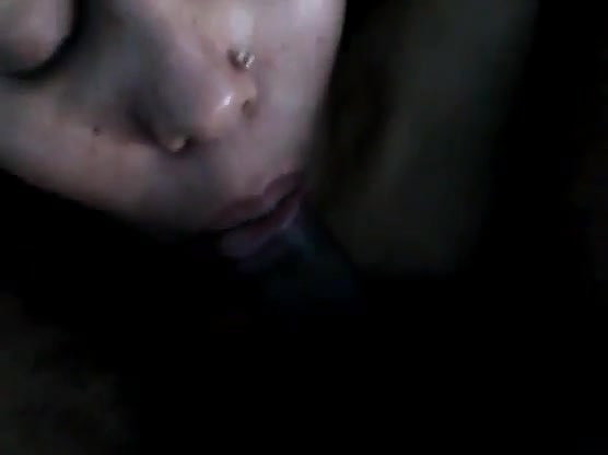 Lusty Desi wife with pierced nostril is happy to suck delicious cock