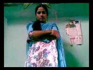 Lusty natural Indian bitch stripteases and flashes her quite nice ass