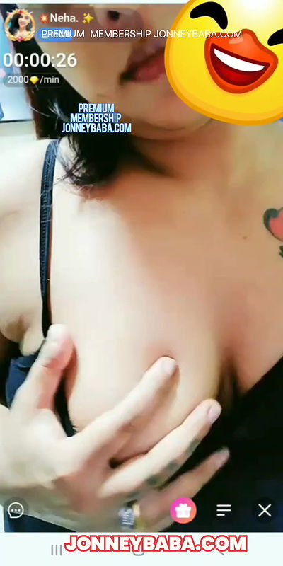 Neha cute girl chamet boobs show