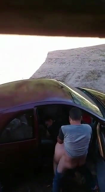 Caught friend wife standing doggy style