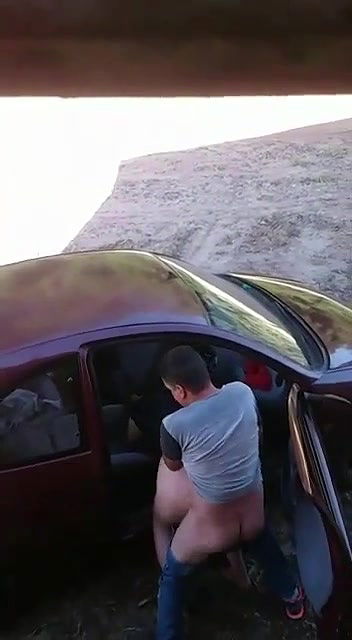 Caught friend wife standing doggy style