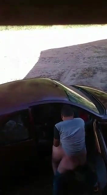 Caught friend wife standing doggy style