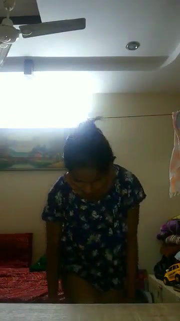 This kinky hoe has got natural tits and watching her expose them is hot