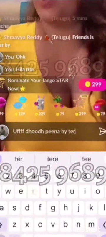 Telugu actress Shraavya private show of big boobs