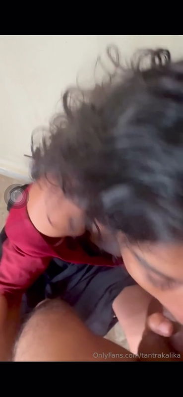 famous Indian model Jikki Nair blowjob and cum on face