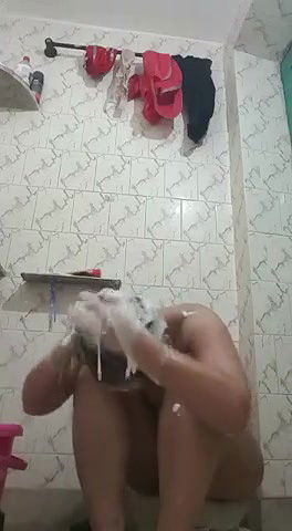 awesome desi bhabhi nude bathing selfie video
