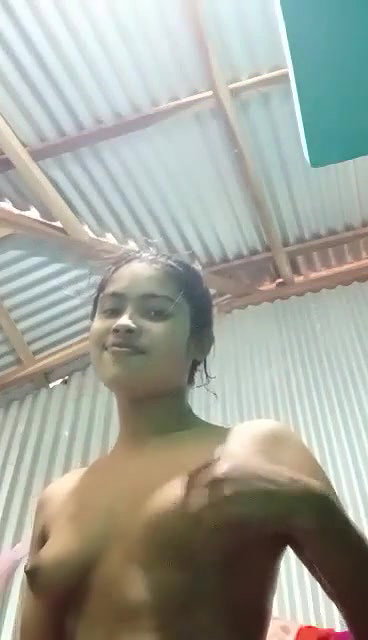 village girl after bath asking sorry in nude MMS