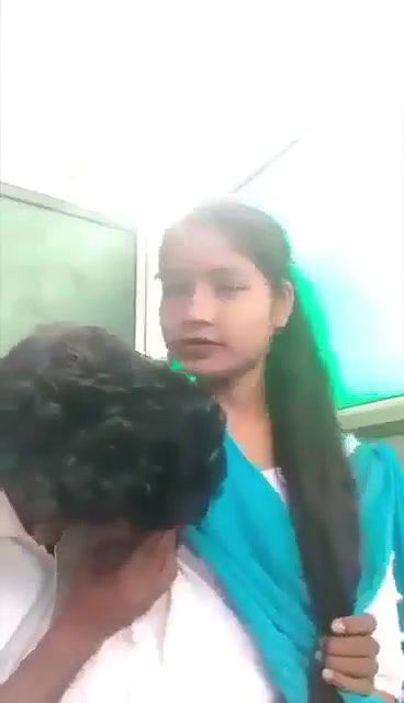 Cute girl with BF in Private room