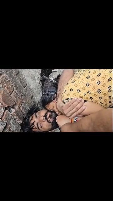 horny village couple sex on rooftop with oral sex