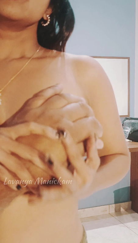 Tamil actress boob press Lavanya Manickam exclusive