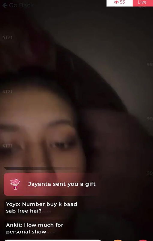 Indian model Divya Mandal flashes boob in group chat