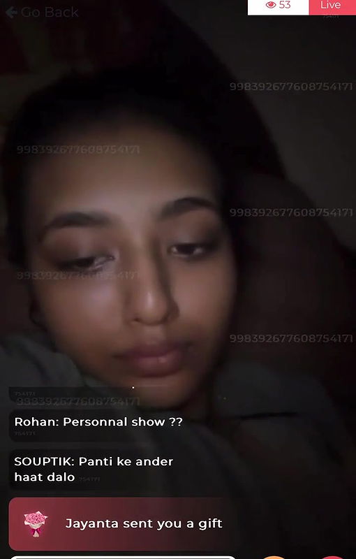 Indian model Divya Mandal flashes boob in group chat